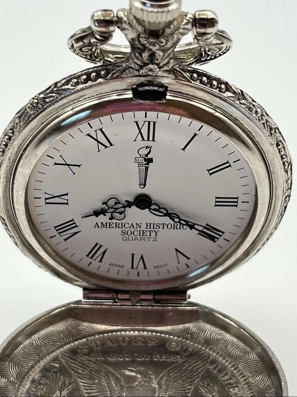 1880 Morgan Silver Dollar Coin Pocket Watch